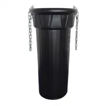 Tub standard pentru evacuare deseuri, NEGRU