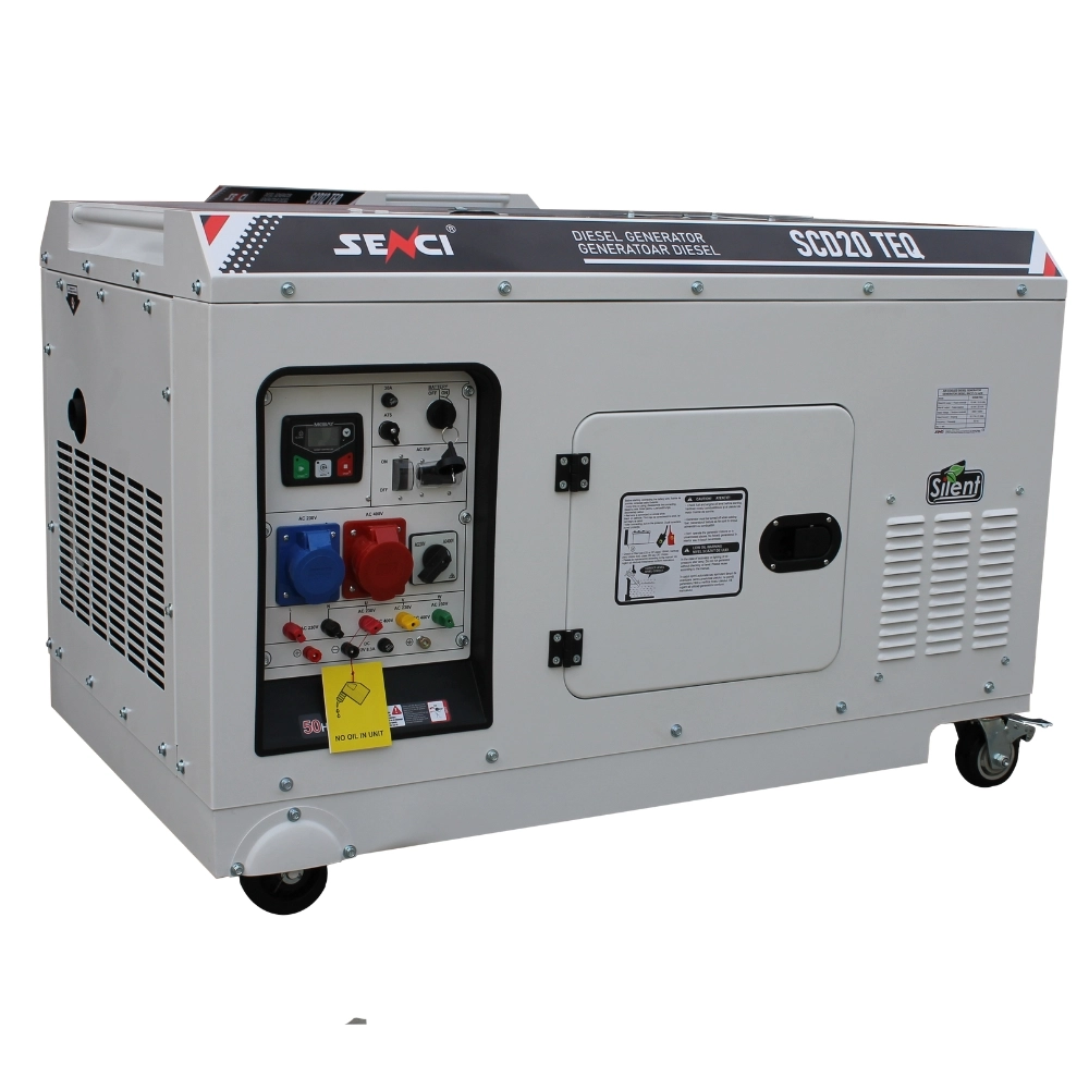 RS Generator insonorizat Senci SCD20 TEQ putere max 20kVA 230V/400V, Diesel, fara ATS